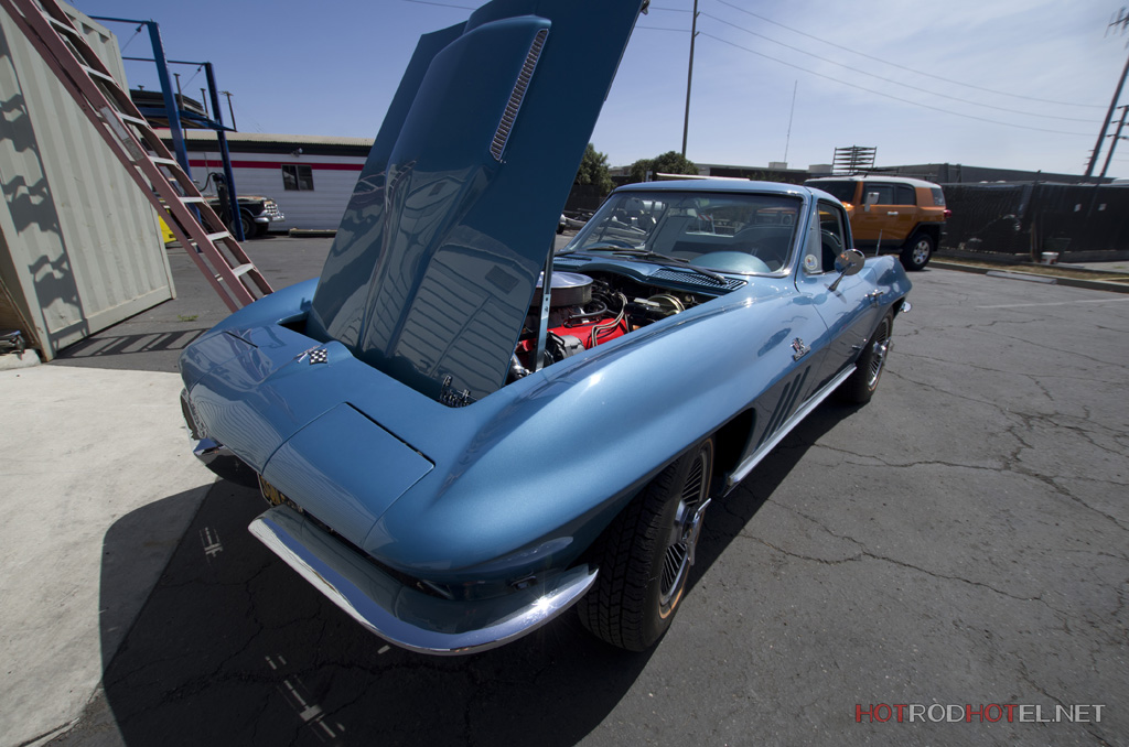 Joe's Blue Corvette